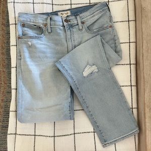 Madewell Mid-rise classic straight jeans size 30